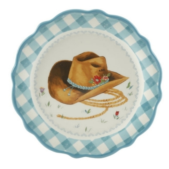 ❤️ New Pioneer Woman Novelty Appetizer Set of 4 Plates - Picture 4 of 6